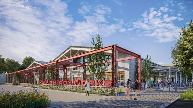 Raleigh Iron Works render (provided photo)