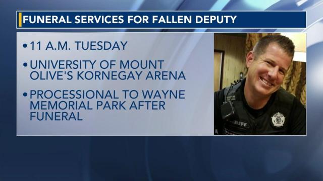 Funeral services announced for slain Wayne deputy 