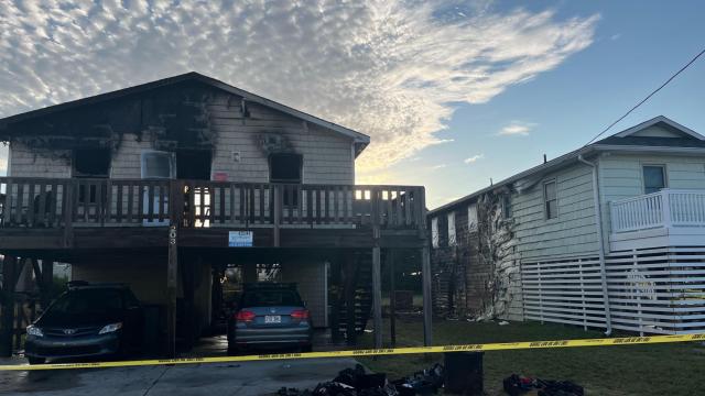 Nags Head lifeguard injured in house fire, home a total loss 