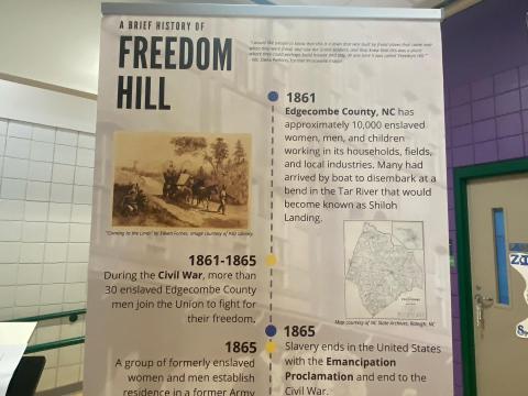 Freedom Hill: First town incorporated by Black men and women freed from slavery is in NC