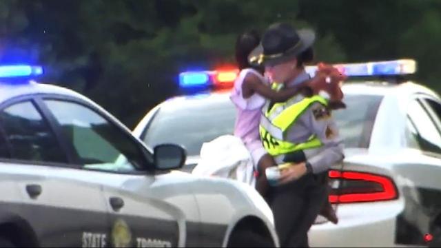 SHP stops Lexus after chase on I-40 in Benson, 5-year-old girl found safe, mom in custody 