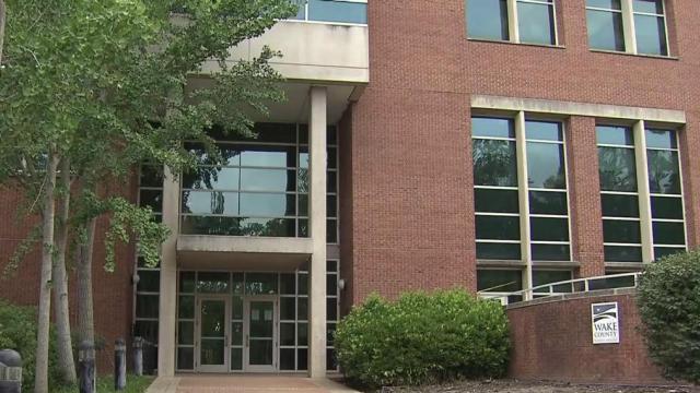 Foster children living in Wake County office building