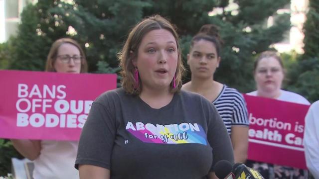 Abortion rights activists hold conference in Raleigh after ruling