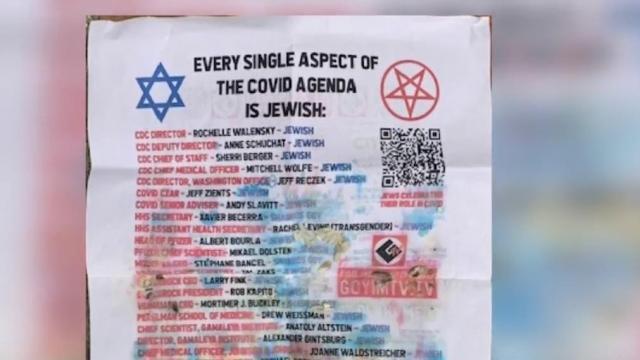 Anti-Semitic fliers distributed in Raleigh neighorhood with large Jewish presence 
