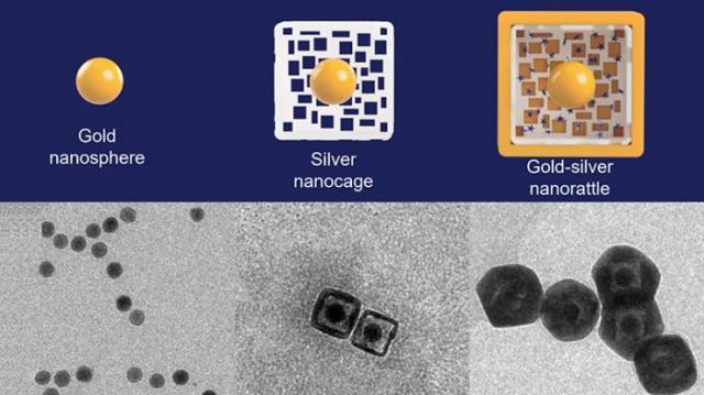 Duke researchers build new 'nanorattle' - a unique nanoparticle