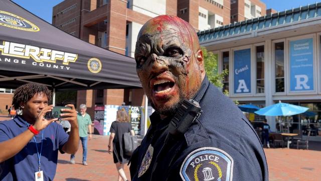 Zombies, fire highlight UNC safety event