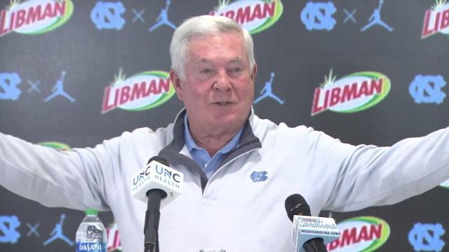 UNC's Mack Brown talks weekend loss to Notre Dame