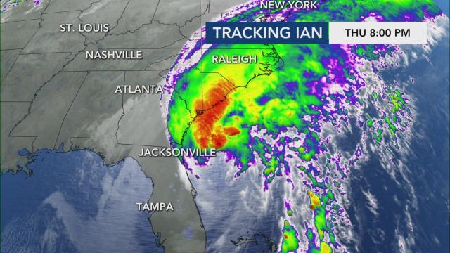 Hurricane Ian forecast loop
