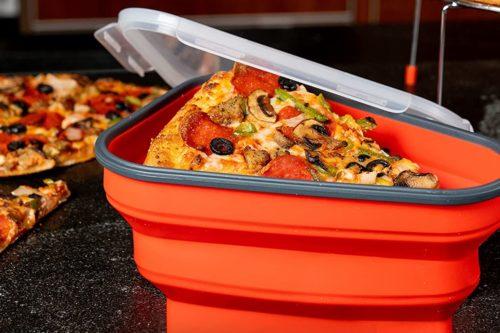 This Collapsible Pizza Pack Container Is A Genius Way To Store Multiple Slices