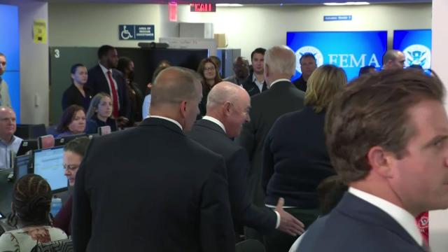 Biden remarks on 'catastrophic' Ian at FEMA headquarters 
