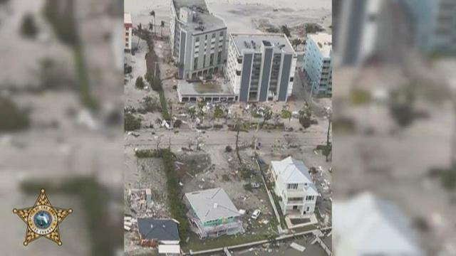 The day after: Aerial look at damage from Hurricane Ian in Florida