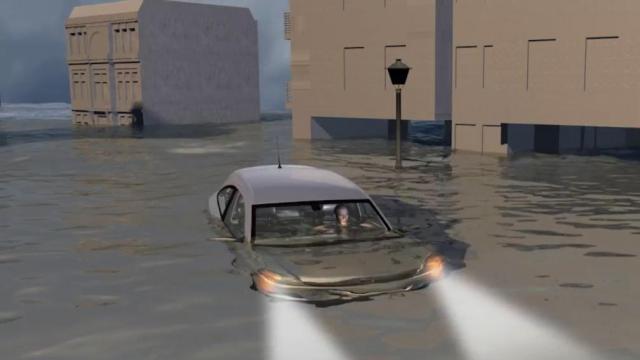 What to do if you find yourself trapped in a flooded car