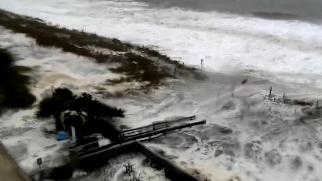 Pawleys Island overcome by storm surge