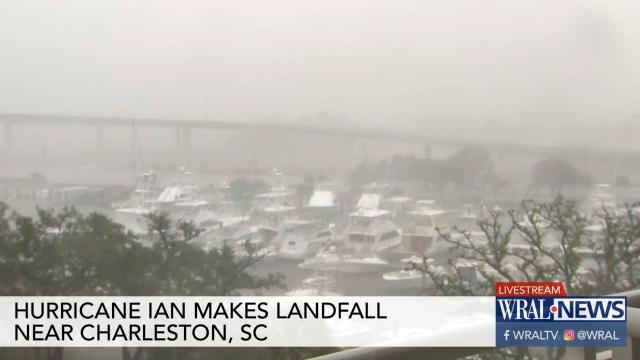 Hurricane Ian makes landfall along SC coast 