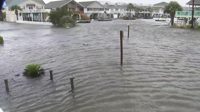 Storm surge in Myrtle Beach, Ocean Isle Beach creates heavy flooding