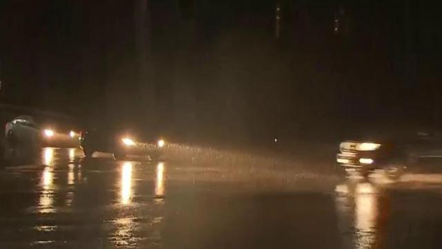 Orange County sees heavy rain, strong winds