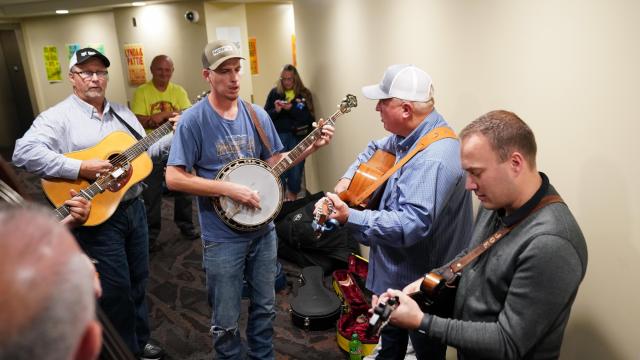 World of Bluegrass moves indoors during Hurricane Ian