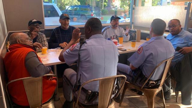 Raleigh police host 'Coffee with a Cop' to break down barriers 