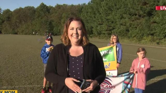 Students are biking, walking to school throughout the month