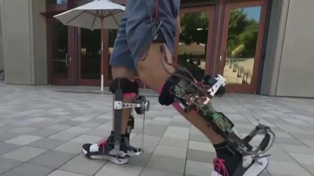Faster, stronger: Robotic boots, arm extenders help people do jobs with new ease