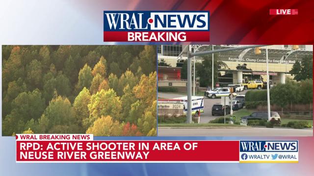 Raleigh police searching for active shooter in area of Neuse River Greenway