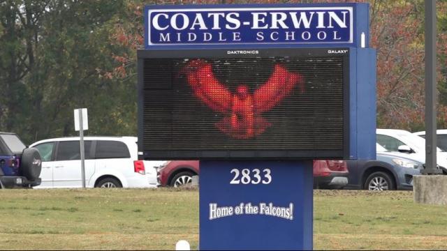 Coats Erwin Middle School evacuated due to concerns over bomb threat 