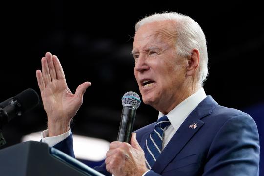 Fact check: Biden says gas prices are 'down from over $5 when I took office'