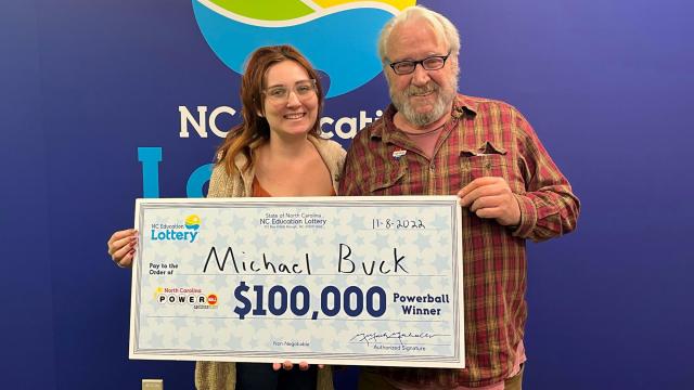 'I'll definitely bring her something': Nash County man vows to pay it back to employee who convinced him to buy winning $100K Powerball ticket