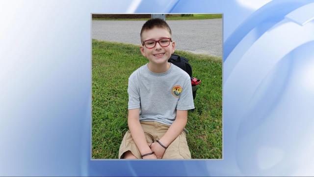 Bentley Stancil left his home on Tuesday morning on Outrigger Drive in Wendell, according to the Wake County Sheriff's Office. Photo courtesy of the Wake County Sheriff's Office.