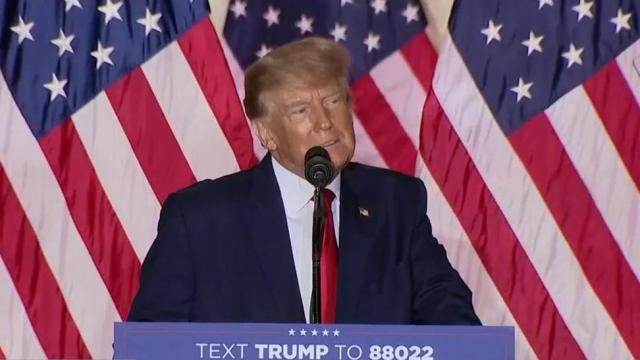 Former President Trump announces 2024 presidential run