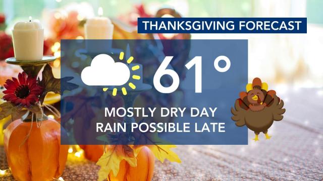 Be thankful: Mild, pleasant Thanksgiving Day perfect for an after-dinner walk