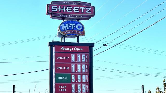Sheetz drops price of Unleaded 88 gas to $1.99/gallon from Nov. 21-28