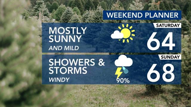 Sun returns on Saturday before messy travel day to end weekend