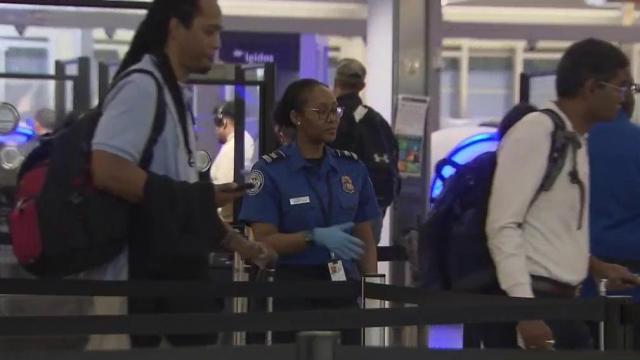 Travelers at RDU rush to get home post-holiday