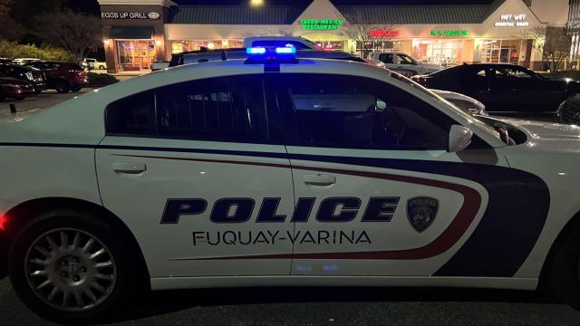 Fuquay-Varina police use steady blue lights to deter criminals this holiday season