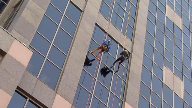WRAL's Kacy Hintz goes 'Over the Edge' for Special Olympics 