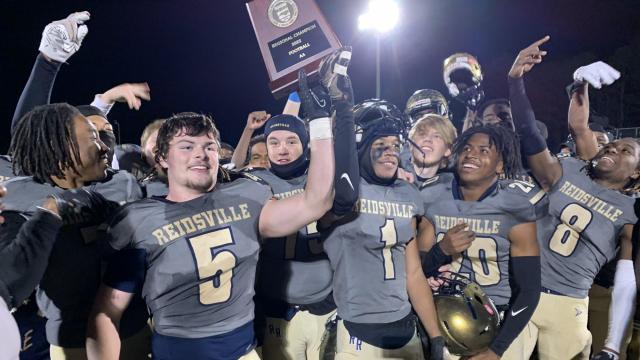 Reidsville's defense stalls Burns in 2A West football regional, heads to states