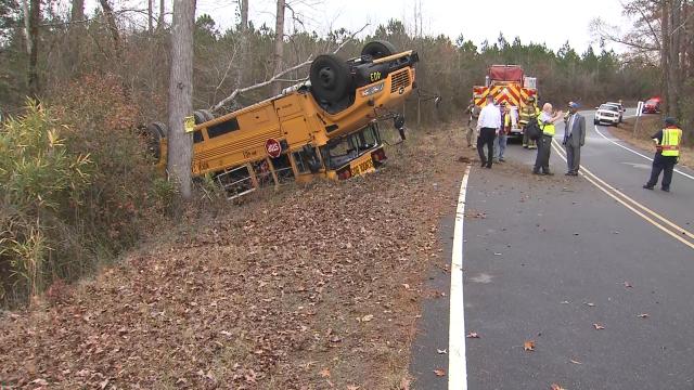 No serious injuries after Cumberland County Schools bus crashes with 24 students on board