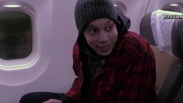 Plane believed to be carrying Brittney Griner lands in US