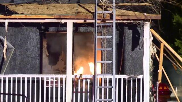 Family escapes injury as Johnston County house destroyed in fire