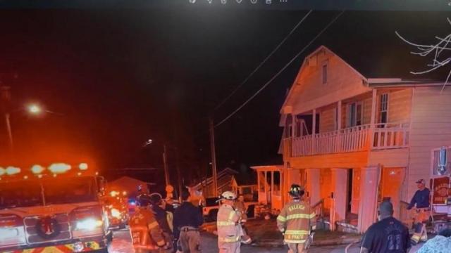 Crews battle Raleigh house fire on Fisher Street, 5 people displaced
