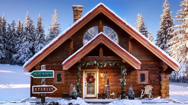 Get a 3D tour of Santa's amazing house at the North Pole 