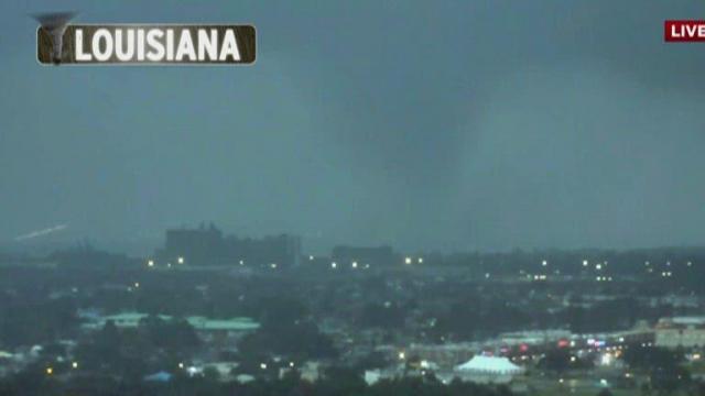 Tornado roars through New Orleans