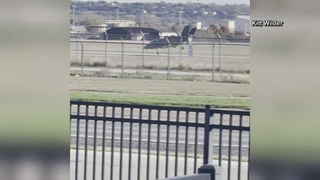 Fighter jet pilot ejects from failed landing at Forth Worth base