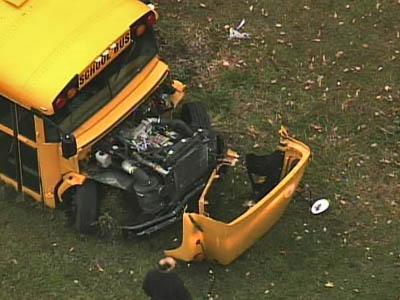 School Bus, Car Collide in Granville County