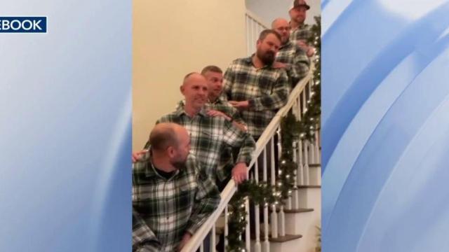 Viral video: Clayton women prank husbands with matching shirts 