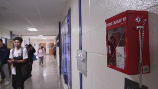 Narcan kits installed in high schools to fight teen overdoses