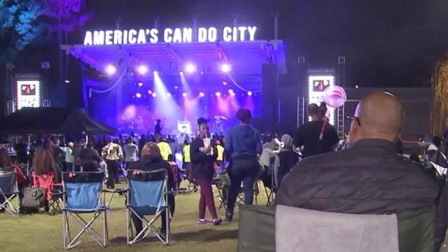 New Year's Eve celebration underway in downtown Fayetteville
