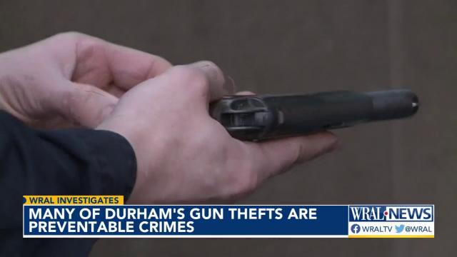 Many of Durham's gun thefts are preventable crimes