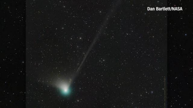 A green comet will appear in the night sky for the first time in 50,000 years